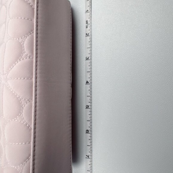 Kate Spade Spade Flower Quilted Cosmetic Pouch light Pink - Picture 10 of 10